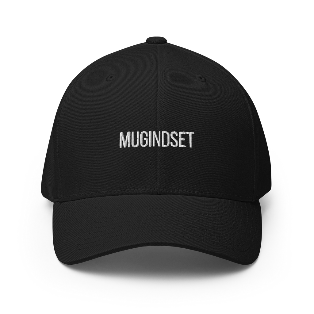Mugindset Fitted Cap — Silent Discipline | Structured 6-Panel