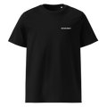 Mugindset black streetwear t-shirt — front view